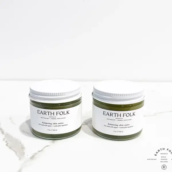 Balancing Facial Salve, Organic Face Moisturizer for Fussy Skin, Natural Skincare, Organic Skincare, Face Cream, Clear Skin (1 Fluid ounces)