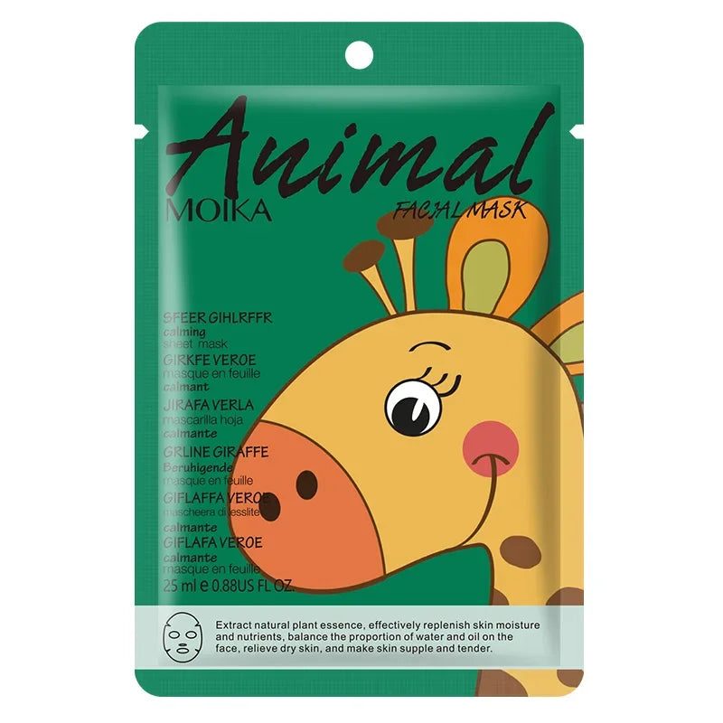 Animal Moisturizing Face Mask Set: Anti-Aging Collagen Hydration - Image 12