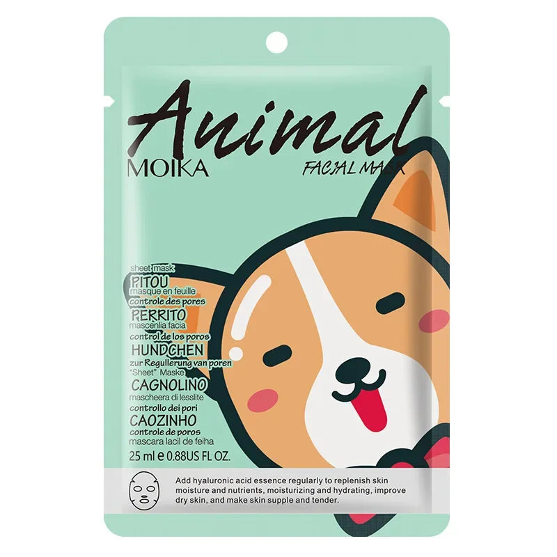 Animal Moisturizing Face Mask Set: Anti-Aging Collagen Hydration - Image 5