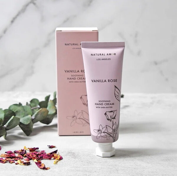 Vanilla Rose Hand Cream | Valentine's Day Gift | Thank you Gift | Enriched with Shea Butter | Gifts for her | Gift for mom | Wedding Gift