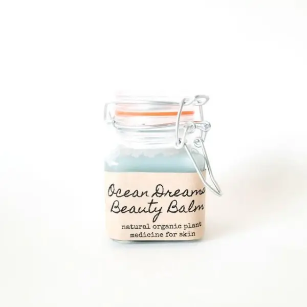 Facial Night Balm ~ Organic Face Beauty Balm ~ Blue Tansy Chamomile & Yarrow ~ Ocean Dreams