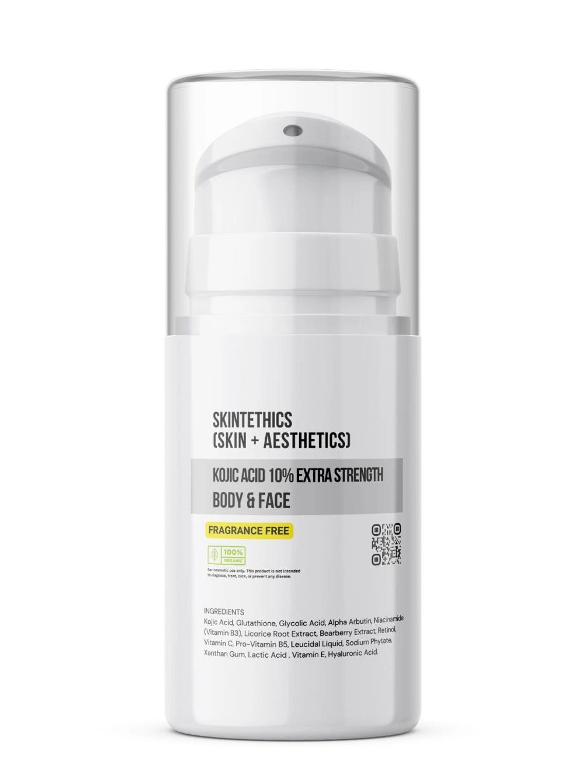Kojic Acid 10% Extra Strength Body and Face Cream - 50ml/1.7oz