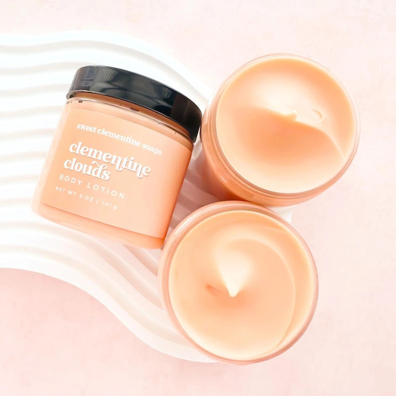 Clementine Clouds Body Lotion | Moisturizing Shea and Aloe Cream - Image 2