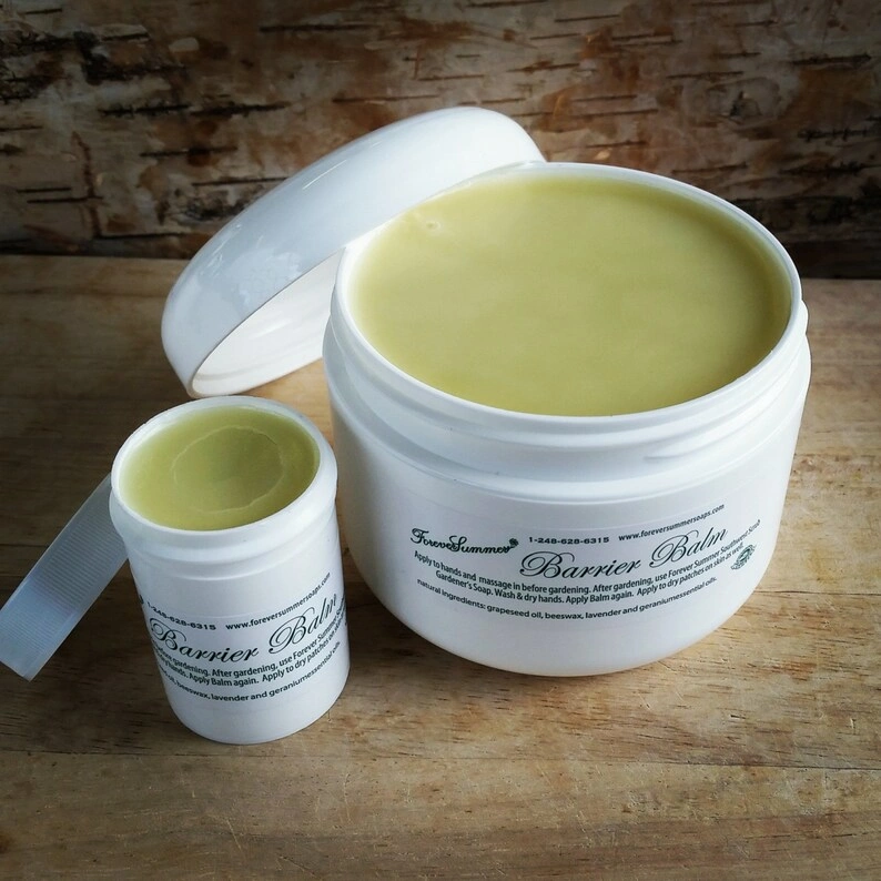 Barrier Balm: Natural Lavender Geranium Skin Moisturizer (4oz) - Image 2