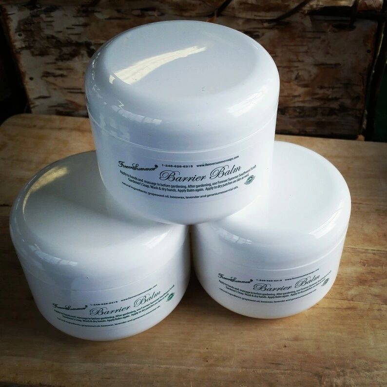 Barrier Balm: Natural Lavender Geranium Skin Moisturizer (4oz) - Image 3