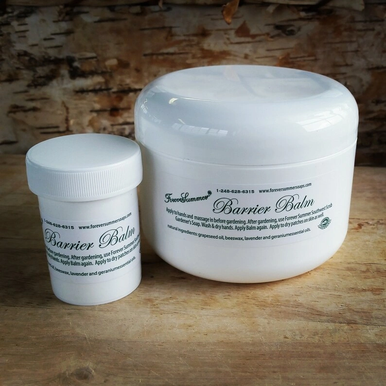 Barrier Balm: Natural Lavender Geranium Skin Moisturizer (4oz) - Image 4